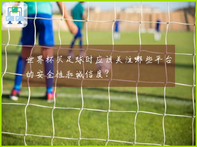 世界杯买足球时应该关注哪些平台的安全性和诚信度？